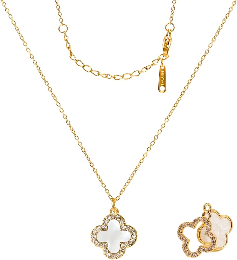 Scented Soap Rose Gift Box with Gold-Plated Floral Pendant Necklace