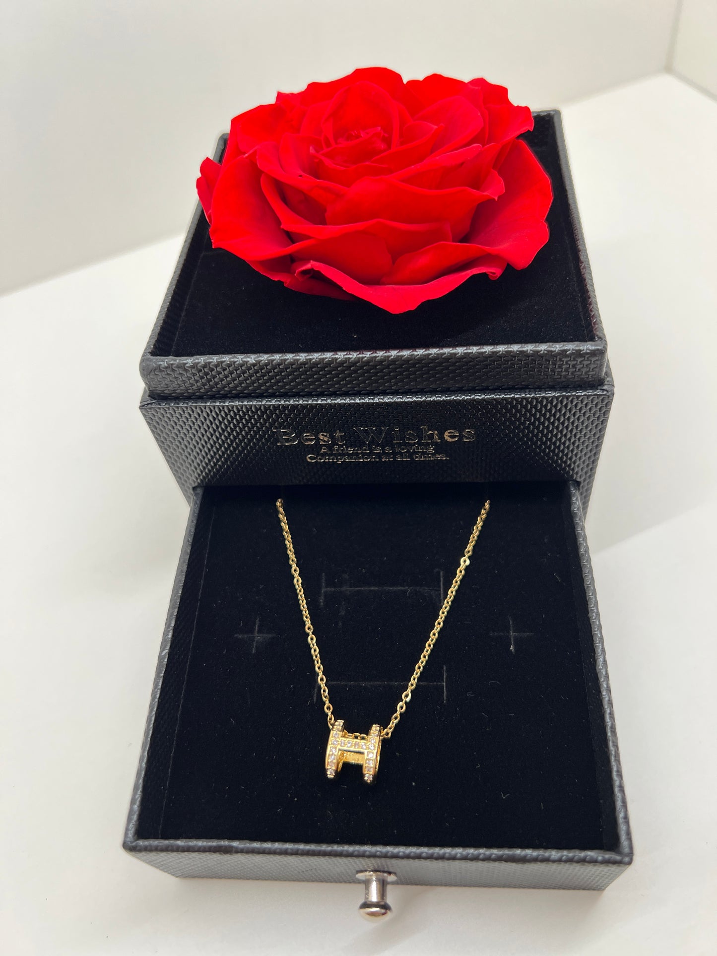 Ecuadorian Eternal Rose Jewelry Box – “Best Wishes” Edition