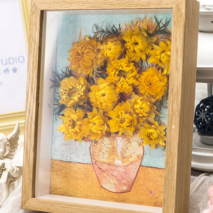 Sunflower Bouquet Dried Flower Frame | Handmade UK Art