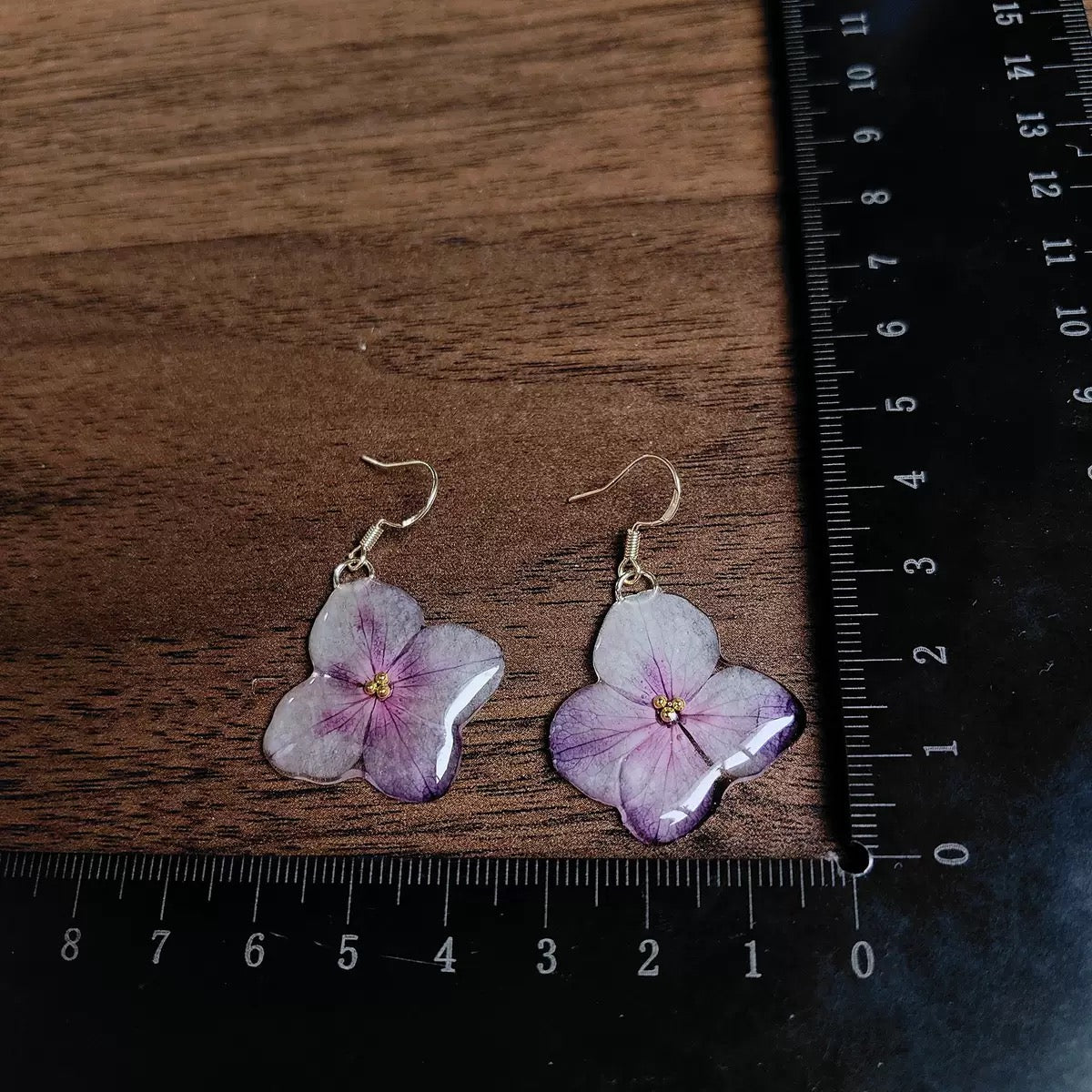 Lilac Flower Earrings