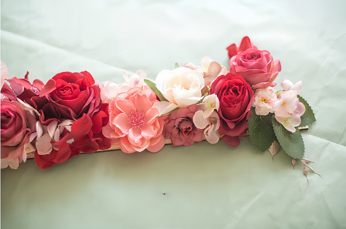 Handmade Silk Flower Number Decoration