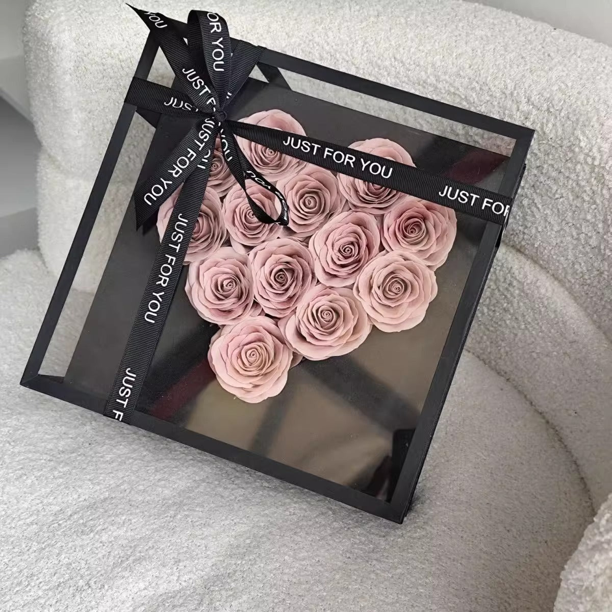 Eternal Heart Box – Preserved Rose