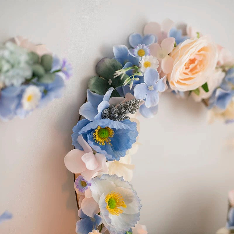 Handmade Silk Flower Custom Letter