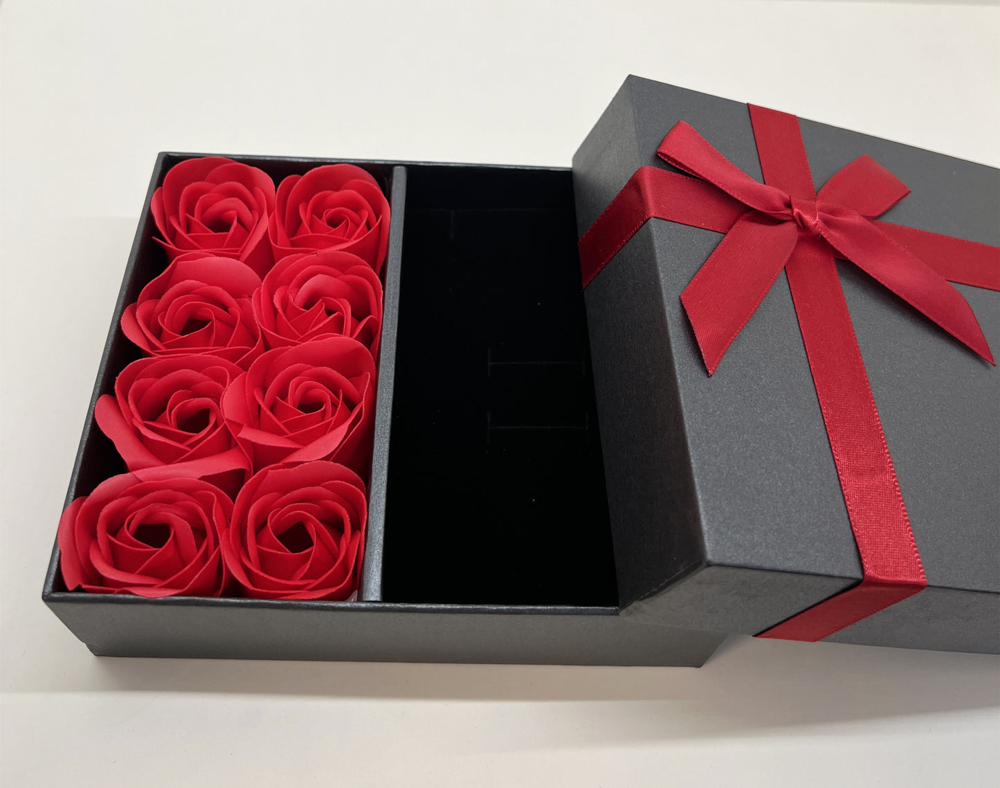 Rose Elegance Soap Flower Jewelry Gift Box