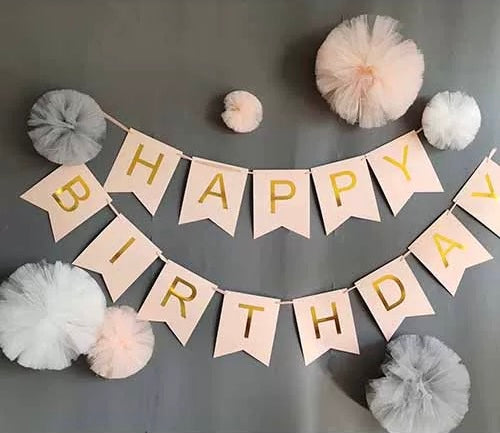 Girls’ Birthday Party Set – Elegant Pink Theme Decoration Package