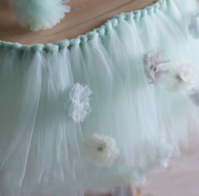 Girls’ Birthday Party Set – Elegant Light Green  Theme Decoration Package