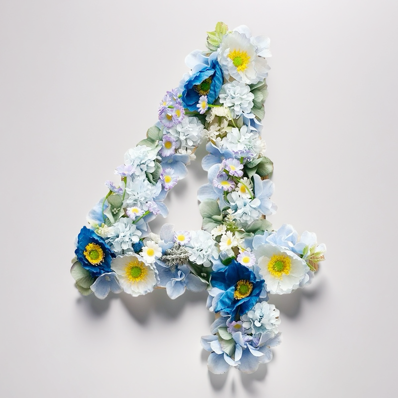 Girls’ Birthday Party Set – Elegant Blue Theme Decoration Package